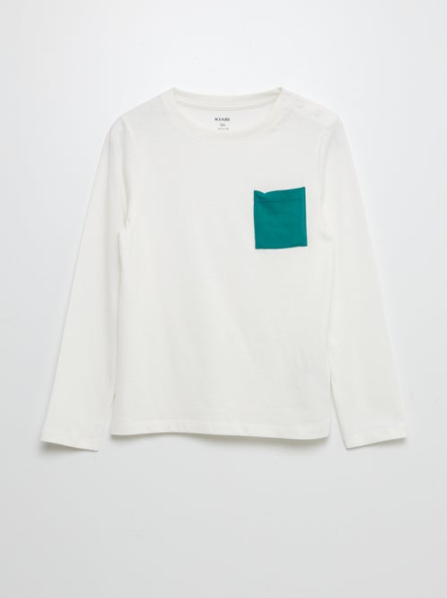 Camiseta con bolsillo - So Easy - Kiabi