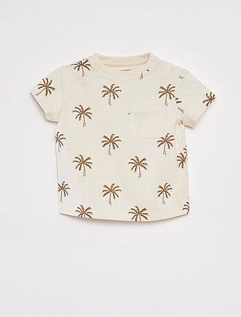 Camiseta con bolsillo en el pecho