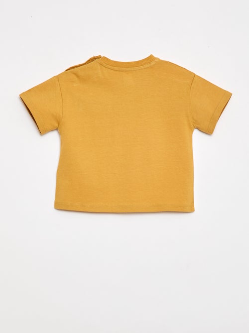 Camiseta con bolsillo en el pecho 'Disney' - Kiabi