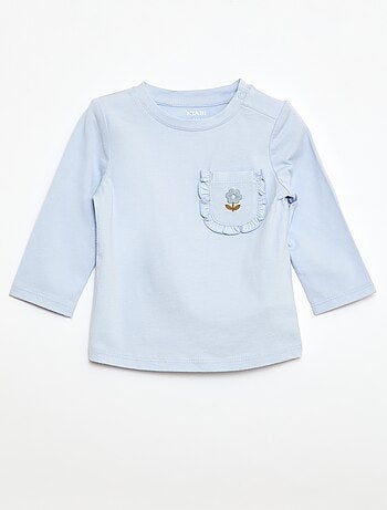 Camiseta con bolsillo fantasía