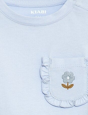 Camiseta con bolsillo fantasía