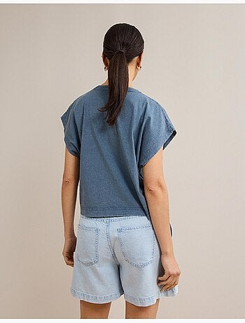 Camiseta con bolsillo, MO Fashion