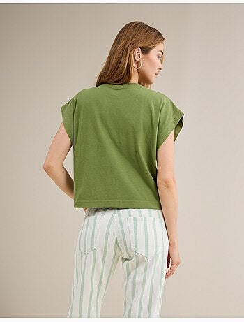 Camiseta con bolsillo, MO Fashion