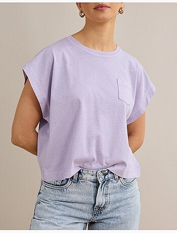 Camiseta con bolsillo, MO Fashion