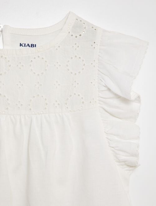 Camiseta con bordado - Kiabi