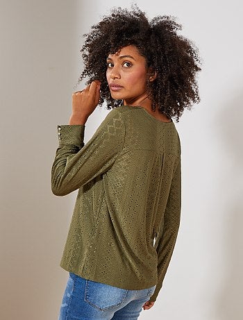 Camiseta con bordado de fantasía - Kiabi