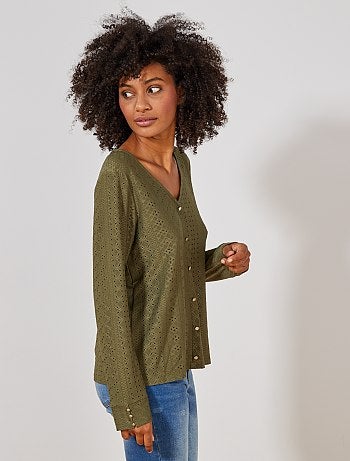 Camiseta con bordado de fantasía - Kiabi