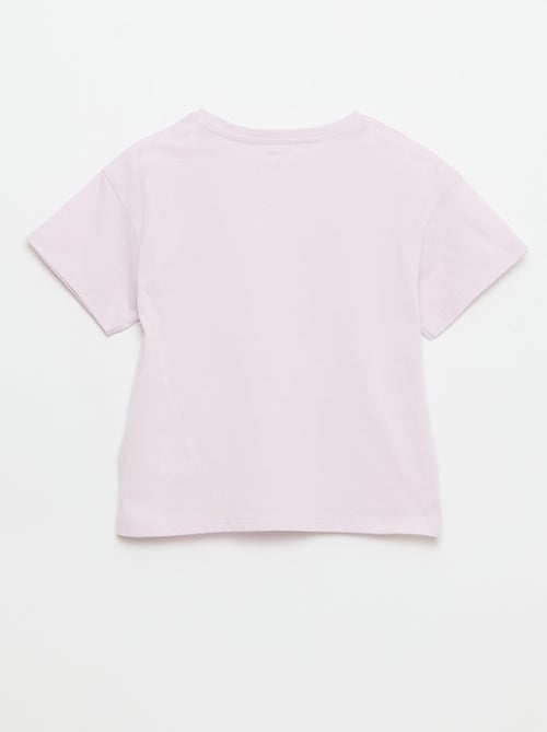 Camiseta con bordado en el pecho - Kiabi