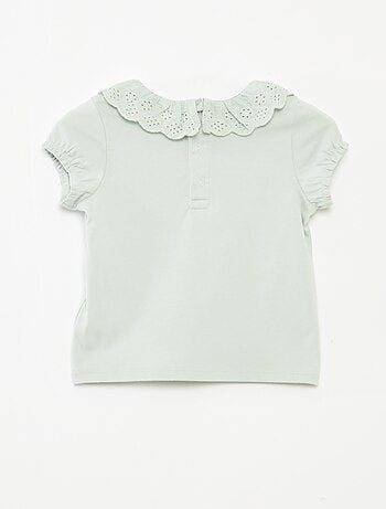 Camiseta con bordado inglés 'Marie'
