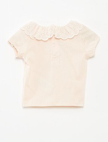 Camiseta con bordado inglés 'Marie'