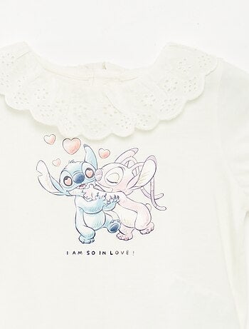 Camiseta con bordado inglés 'Marie'