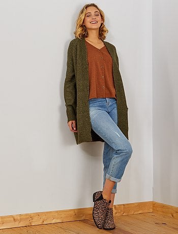 Camiseta con botones dorada - Kiabi