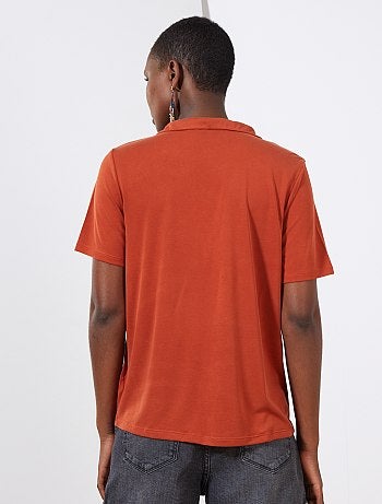 Camiseta con botones - Kiabi