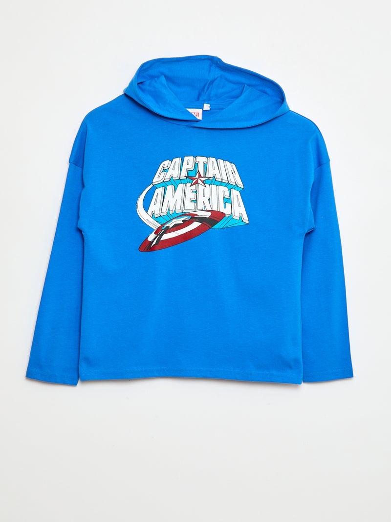 Camiseta con capucha 'Avengers' Azul - Kiabi