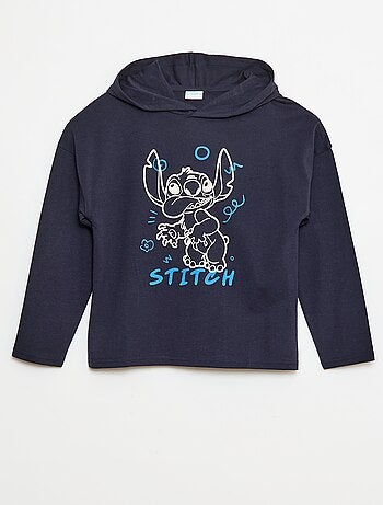 Camiseta con capucha 'Stitch'