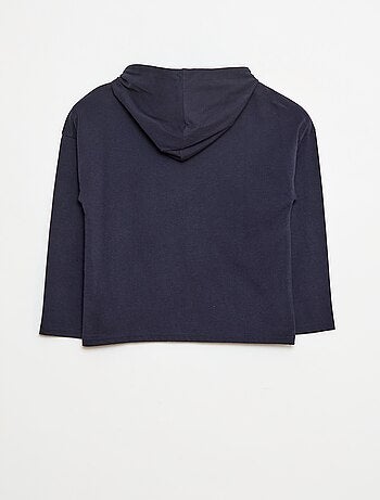 Camiseta con capucha 'Stitch'