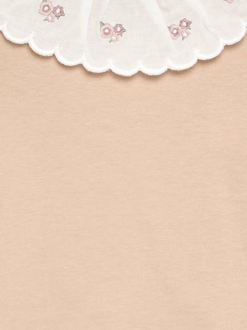 Camiseta con cuello Claudine - Kiabi