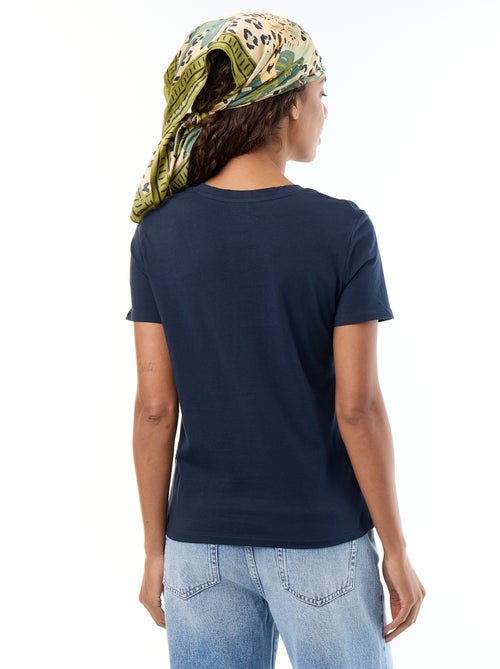 Camiseta con cuello de pico - Kiabi
