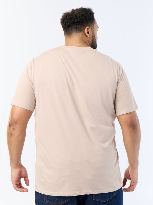 Camiseta con cuello de pico - Kiabi Camiseta con cuello de pico - Kiabi