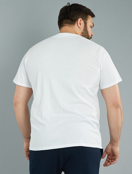 Camiseta con cuello de pico - Kiabi