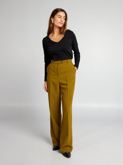 Camiseta con cuello de pico - Kiabi