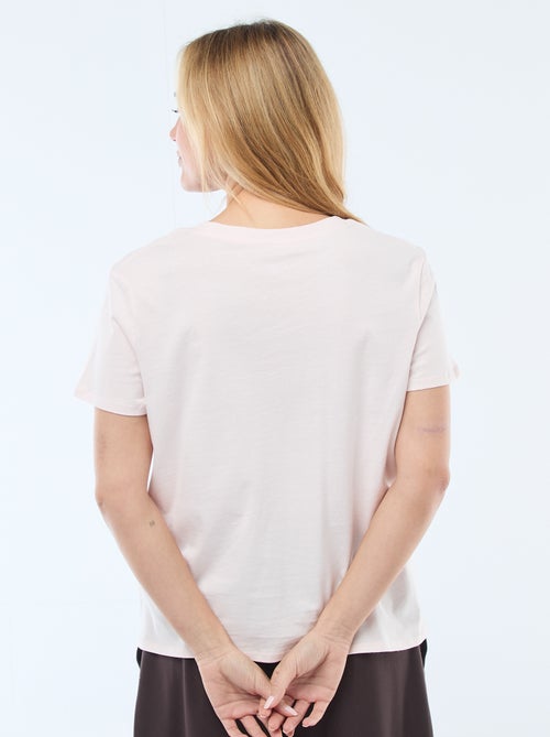 Camiseta con cuello de pico - Kiabi