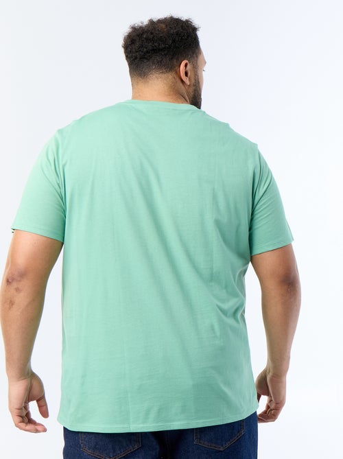 Camiseta con cuello de pico - Kiabi Camiseta con cuello de pico - Kiabi