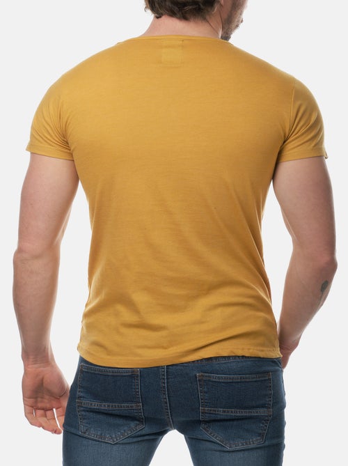 Camiseta con cuello en V - Kiabi