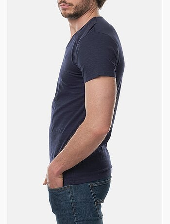 Camiseta con cuello en V