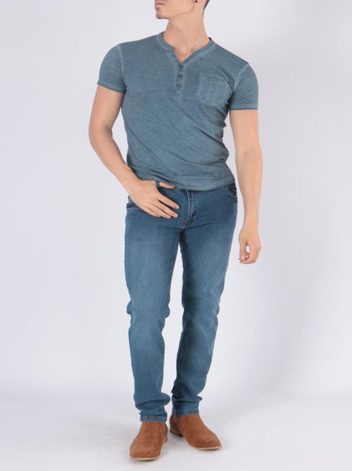Camiseta con cuello en V - Kiabi