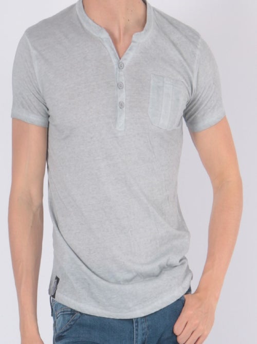 Camiseta con cuello en V - Kiabi