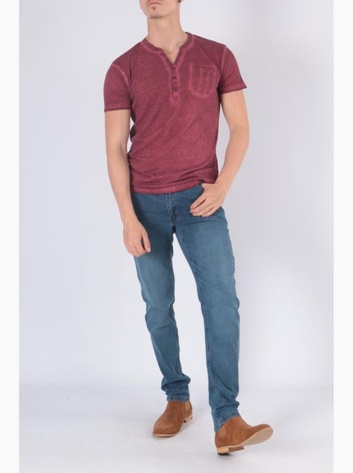 Camiseta con cuello en V - Kiabi