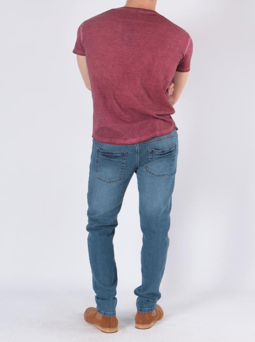 Camiseta con cuello en V - Kiabi