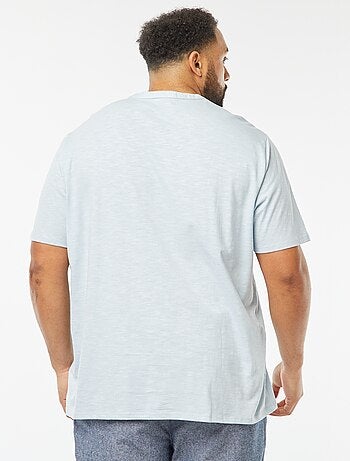Camiseta con cuello panadero