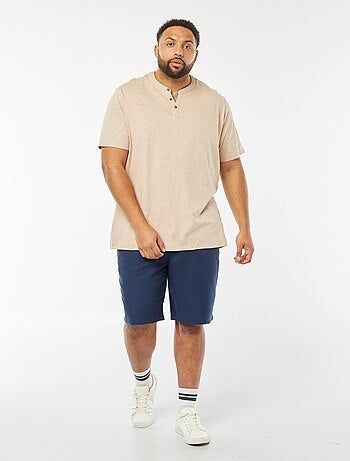 Camiseta con cuello panadero