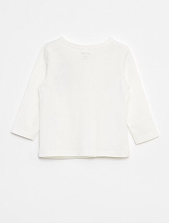 Camiseta con cuello panadero