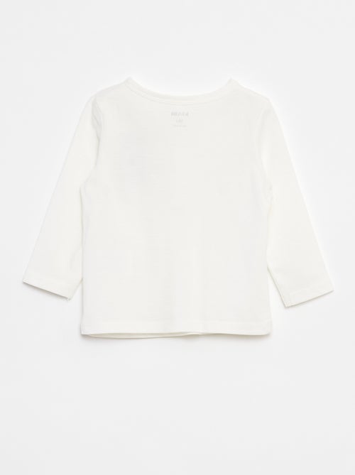 Camiseta con cuello panadero - Kiabi