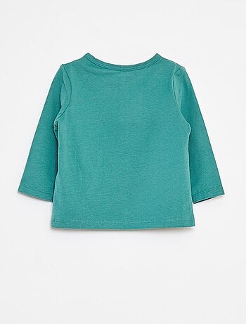 Camiseta con cuello panadero