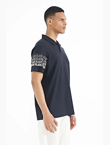 Camiseta con cuello polo estampada tommy