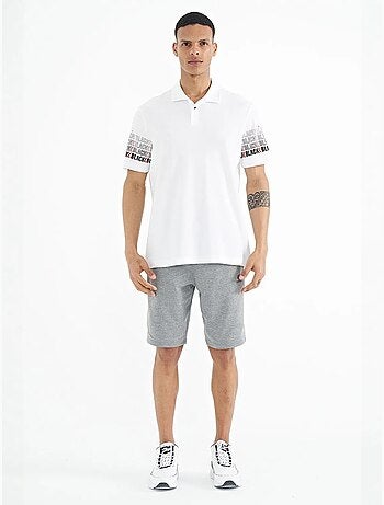 Camiseta con cuello polo estampada tommy