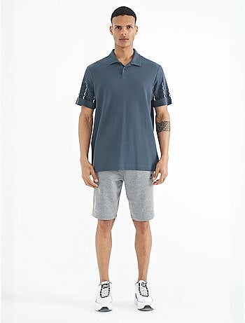 Camiseta con cuello polo estampada tommy