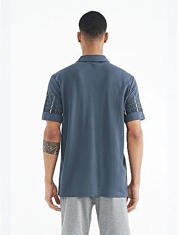 Camiseta con cuello polo estampada tommy