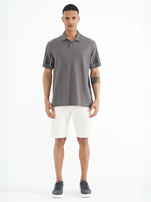 Camiseta con cuello polo estampada tommy - Kiabi Camiseta con cuello polo estampada tommy - Kiabi