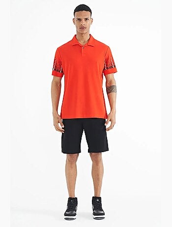 Camiseta con cuello polo estampada tommy