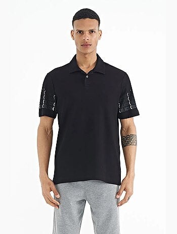 Camiseta con cuello polo estampada tommy