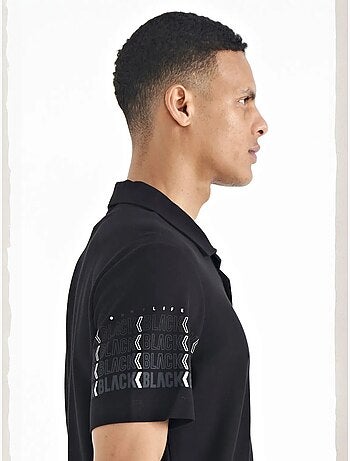 Camiseta con cuello polo estampada tommy