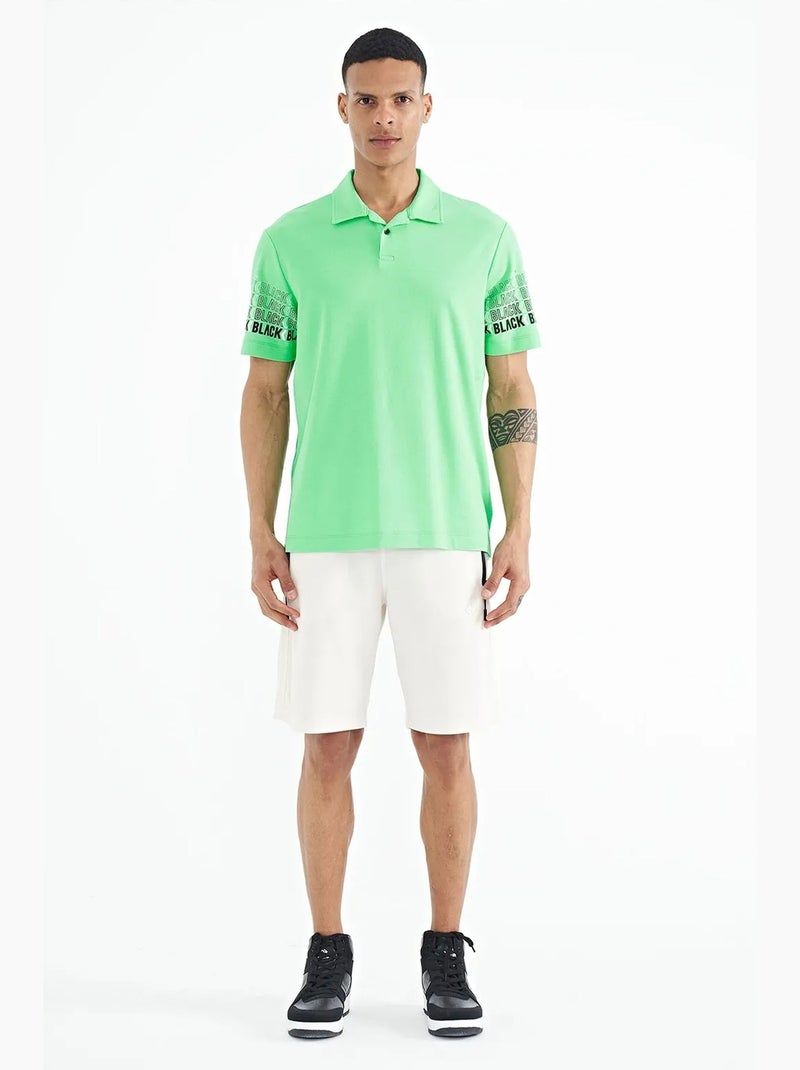 Camiseta con cuello polo estampada tommy Verde menta - Kiabi