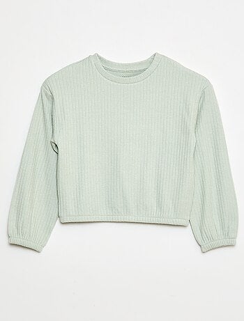 Camiseta con cuello redondo