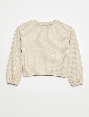 Camiseta con cuello redondo