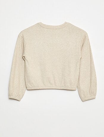 Camiseta con cuello redondo